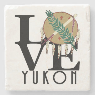 Porta-copo De Pedra AMOR Yukon Oklahoma