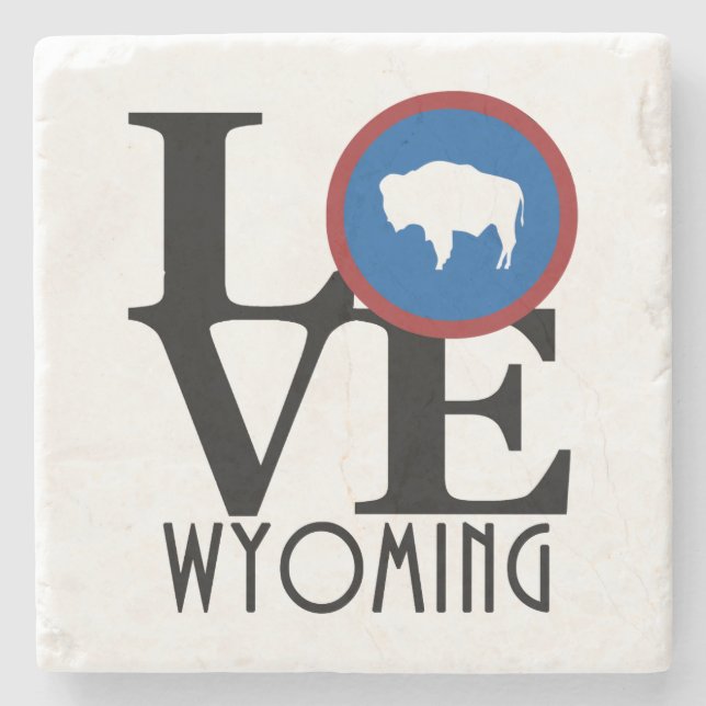 Porta-copo De Pedra AMVE Wyoming (Frente)