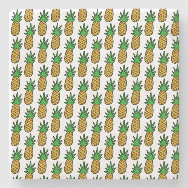 Porta-copo De Pedra Ananás (Frente)