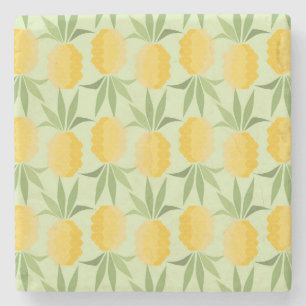 Porta-copo De Pedra Ananases Retro