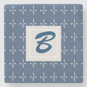 Porta-copo De Pedra Âncora e Âncora Náuticas Azul-marinho