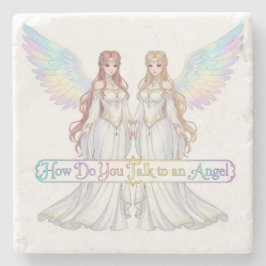 Porta-copo De Pedra Angel Collection