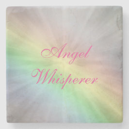 Porta-copo De Pedra Angel Whisperer design