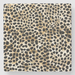 Porta-copo De Pedra Animal Print - Stone Coasters 