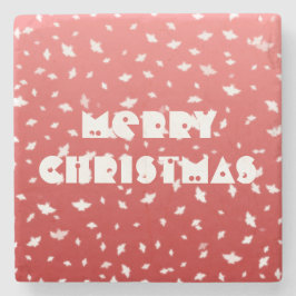 Porta-copo De Pedra Anjos de Natal