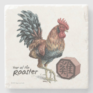Porta-copo De Pedra Ano da Arte Animal Zodiac Chinesa