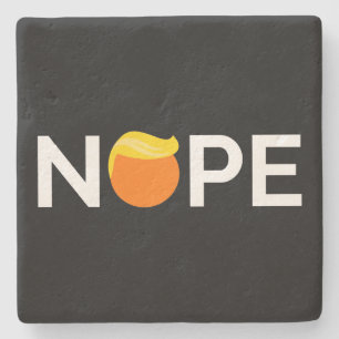 Porta-copo De Pedra Anti-Trump - Edição Nope