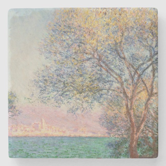 Porta-copo De Pedra Antibos pela Manhã (Frente)