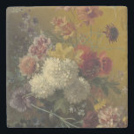 Porta-copo De Pedra Antique Dutch Master Floral Georgius van Os 1820<br><div class="desc">Elevate your space with this masterfully restored reproduction of "Stilleven met bloemen" (1820) by the celebrated Dutch painter Georgius Jacobus Johannes van Os. Currently held in the prestigious Rijksmuseum, this work represents the pinnacle of 19th-century floral painting. Van Os was renowned for his work at the Sèvres porcelain factory, which...</div>