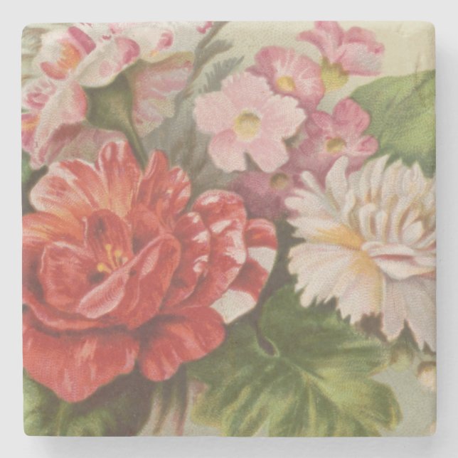 Porta-copo De Pedra Antique Valentine's Day, L. Prang & Co., 1882  (Frente)