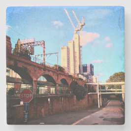 Porta-copo De Pedra Ao longo da pista