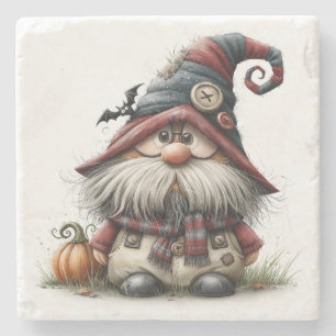 Porta-copo De Pedra Apoio de Gnome de Halloween Caprichoso
