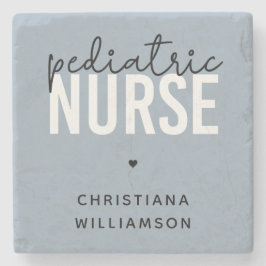 Porta-copo De Pedra Apreciação de Enfermeiros Pediátricos Personalizad
