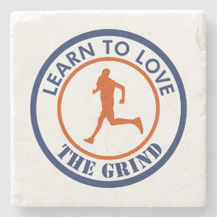 Porta-copo De Pedra Aprenda A Amar A Corrida