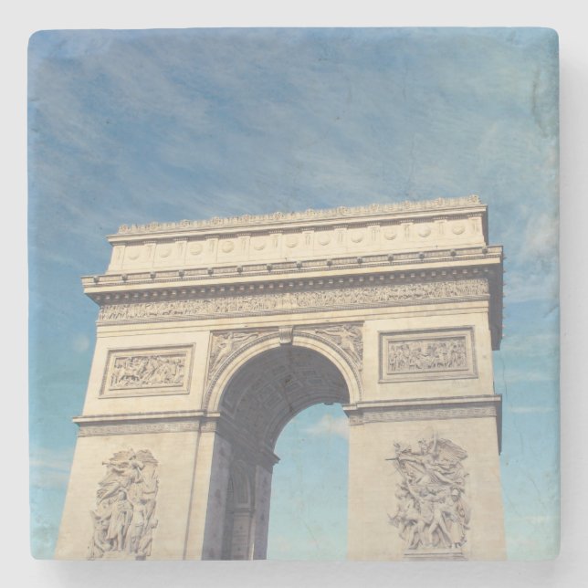 Porta-copo De Pedra Arco do Triunfo Paris (Frente)