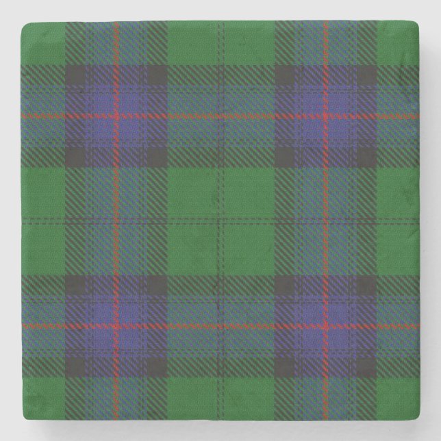 Porta-copo De Pedra Armstrong Tartan (Frente)