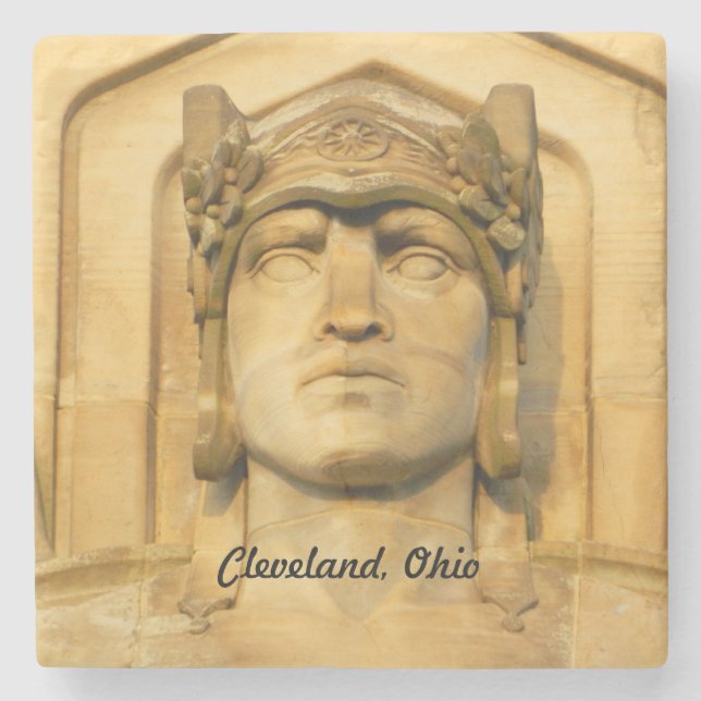 Porta-copo De Pedra Art Deco Bridge Face (Cleveland) (Frente)