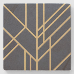 Porta-copo De Pedra Art Deco design