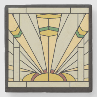 Porta-copo De Pedra Art Deco Sunshine