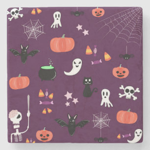 Porta-copo De Pedra Arte Assustadoramente Fofa de Halloween