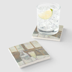 Porta-copo De Pedra Arte Clássica de Van Gogh Café Absinto Paris