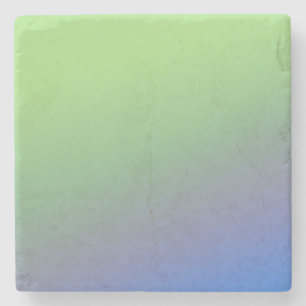 Porta-copo De Pedra Arte de padrão de textura abstrata arco-íris verde