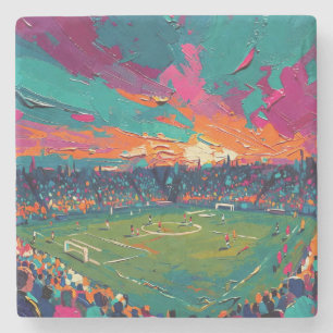 Porta-copo De Pedra Arte do Futebol (#1)