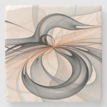 Arte fractal moderno cinza sienito antracito abstr