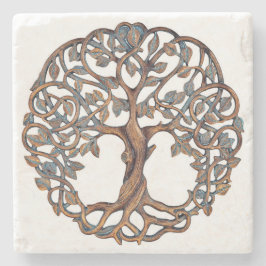 Porta-copo De Pedra árvore da vida, árvore da vida, árvore de presente
