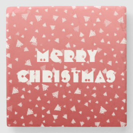 Porta-copo De Pedra Árvore de Natal