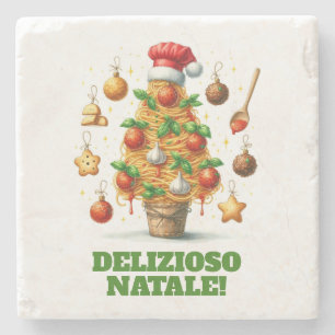 Porta-copo De Pedra Árvore de Natal de Espaguete Divertida Delizioso N