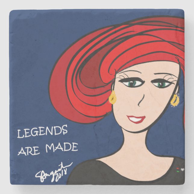 PORTA-COPO DE PEDRA AS LEGENDAS SÃO FEITAS (Frente)