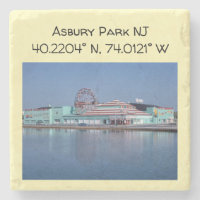 Asbury Park NJ Vintage Style Color Party Bebida