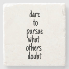 Porta-copo De Pedra Atreve-Se A Perseguir A Porta copos Da Pedra Marbl