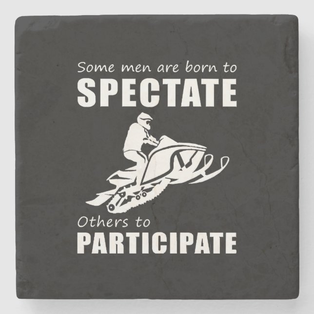 Porta-copo De Pedra Aumente as barreiras - Engraçado e alguns homens s (Frente)