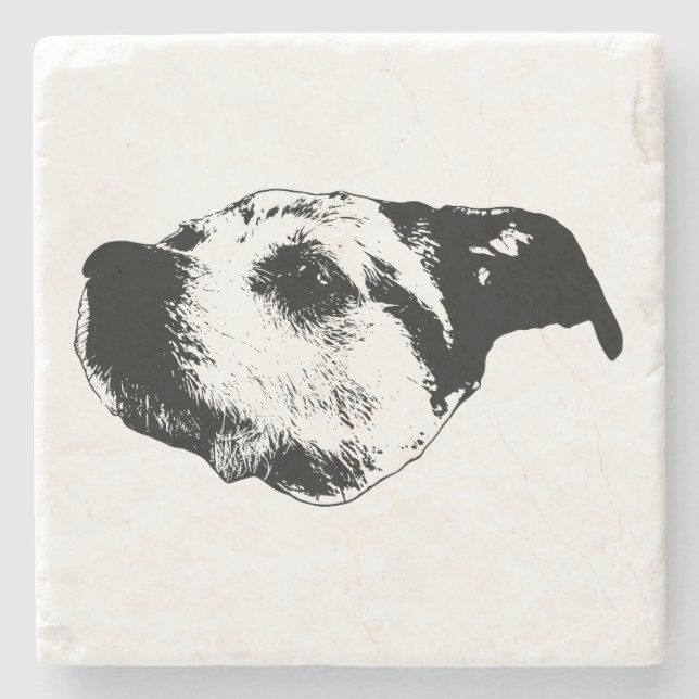 Porta-copo De Pedra Autumn Afterglow Sip — Terrier (Frente)
