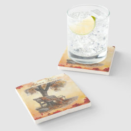 Porta-copo De Pedra Autumn Bliss