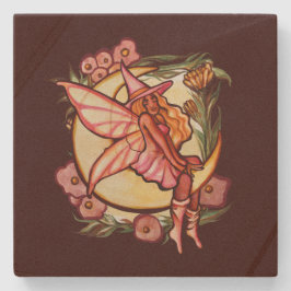 Porta-copo De Pedra Autumn Fairy Witness Fall Fairies