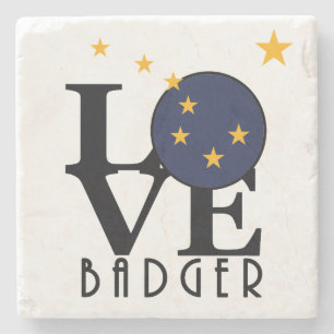 Porta-copo De Pedra AVE Badger Alasca