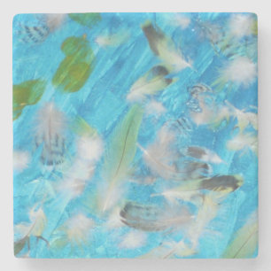 Porta-copo De Pedra Aves do Oceano