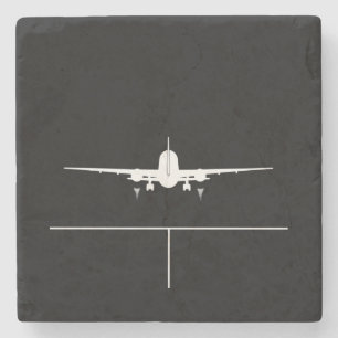 Porta-copo De Pedra Avião - Desligar