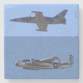 Porta-copo De Pedra Aviões de Guerra