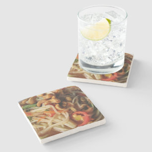 Porta-copo De Pedra Ayutthaya Spicy Papaya Salad [Som Tam] com Cashew