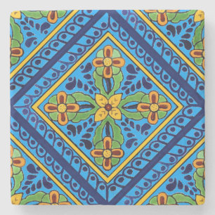 Porta-copo De Pedra Azulejo Talavera