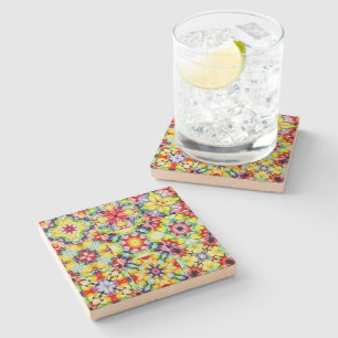 Porta-copo De Pedra Azulejos do Mediterrâneo, Azulejos de Tinta Álcool