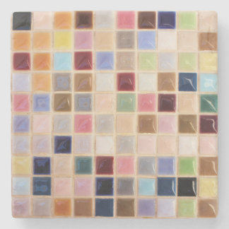 Porta-copo De Pedra Azulejos do Mosaico Vintage