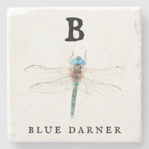 Porta-copo De Pedra "B" Blue Darner