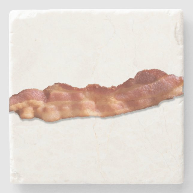 Porta-copo De Pedra Bacon Strip (Frente)