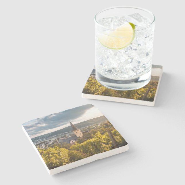 Porta-copo De Pedra Bad Hönningen Alemanha (Lateral)