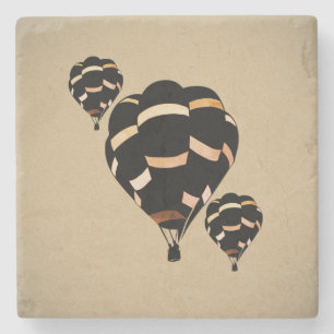 Porta-copo De Pedra Balões de Ar Quente Russos